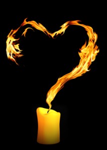Burning heart